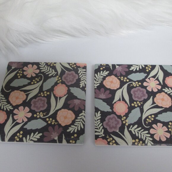 Macy's Other - Paisley & flowers coasters set of 2 from Macy's